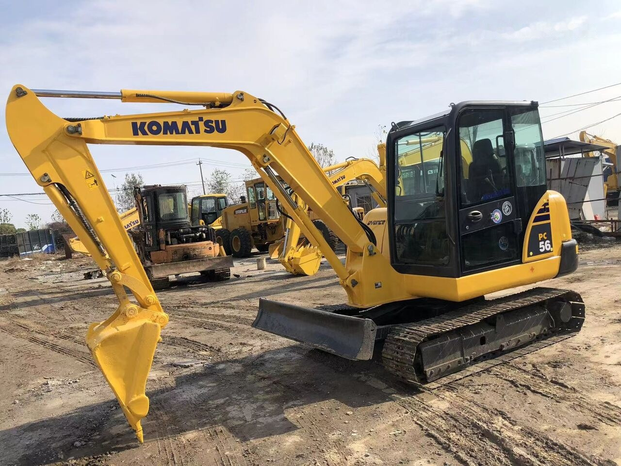 Komatsu PC56 - Minibagger: das Bild 3 Komatsu PC56 - Minibagger: das Bild 3