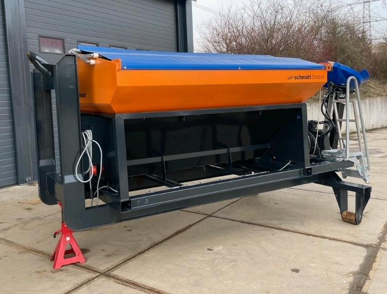 Neuwertiger Schmidt Stratos S30-27 VEP-490 Salzstreuer für Hakenlift Abrollcontainer Streuautomat Winterdienst Streusilo für LKW - Salzstreuer: das Bild 2 Neuwertiger Schmidt Stratos S30-27 VEP-490 Salzstreuer für Hakenlift Abrollcontainer Streuautomat Winterdienst Streusilo für LKW - Salzstreuer: das Bild 2