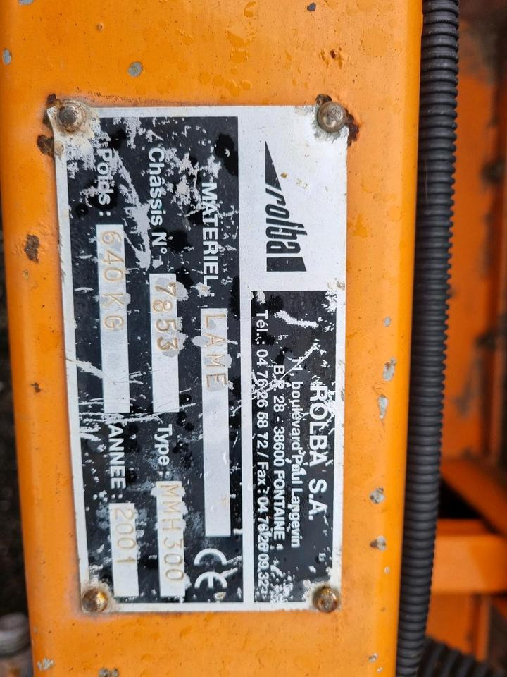 Rolba Schneepflug Schneeschild Scheeschieber Winterdienst Unimog Schmidt LKW Traktor 3m. - Schneepflug: das Bild 5 Rolba Schneepflug Schneeschild Scheeschieber Winterdienst Unimog Schmidt LKW Traktor 3m. - Schneepflug: das Bild 5