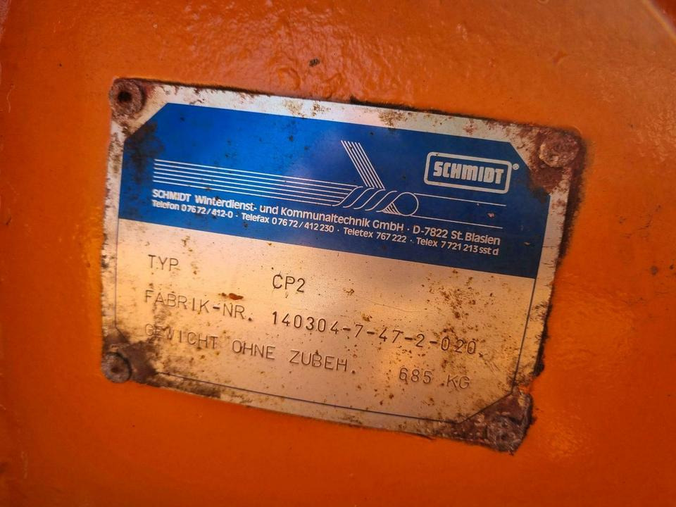 Schmidt CP2 Schneepflug Schneeschild Winterdienst Unimog - Schneepflug: das Bild 3 Schmidt CP2 Schneepflug Schneeschild Winterdienst Unimog - Schneepflug: das Bild 3