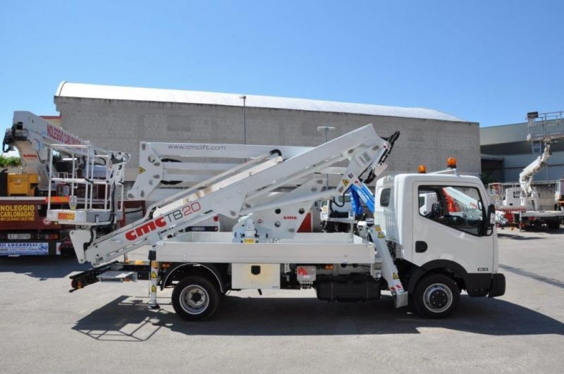 CMC TB20 20m zamontowany na NIssan Cabstar - LKW mit Arbeitsbühne: das Bild 1 CMC TB20 20m zamontowany na NIssan Cabstar - LKW mit Arbeitsbühne: das Bild 1