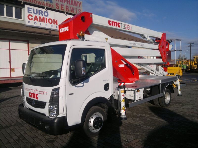 CMC TB260 26m zamontowany na Nissan Cabstar - LKW mit Arbeitsbühne: das Bild 1 CMC TB260 26m zamontowany na Nissan Cabstar - LKW mit Arbeitsbühne: das Bild 1