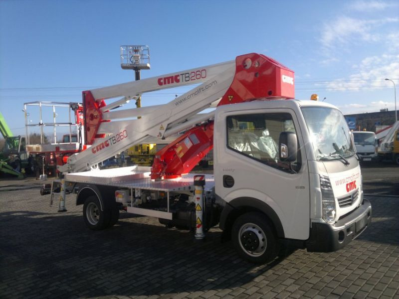 CMC TB260 26m zamontowany na Nissan Cabstar - LKW mit Arbeitsbühne: das Bild 2 CMC TB260 26m zamontowany na Nissan Cabstar - LKW mit Arbeitsbühne: das Bild 2