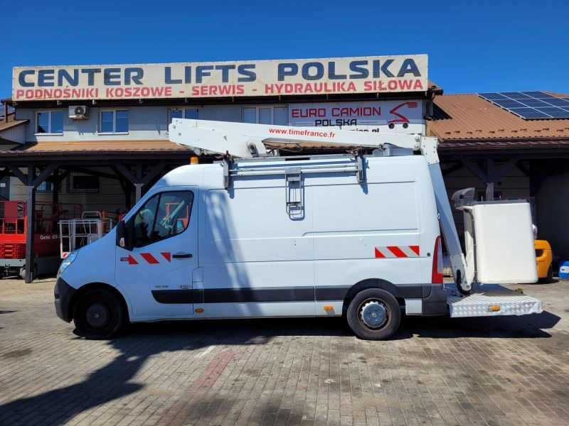 LKW mit Arbeitsbühne RENAULT Master podnośnik koszowy 12 m Time France ET 32 NE bucket truck boom lift: das Bild 6