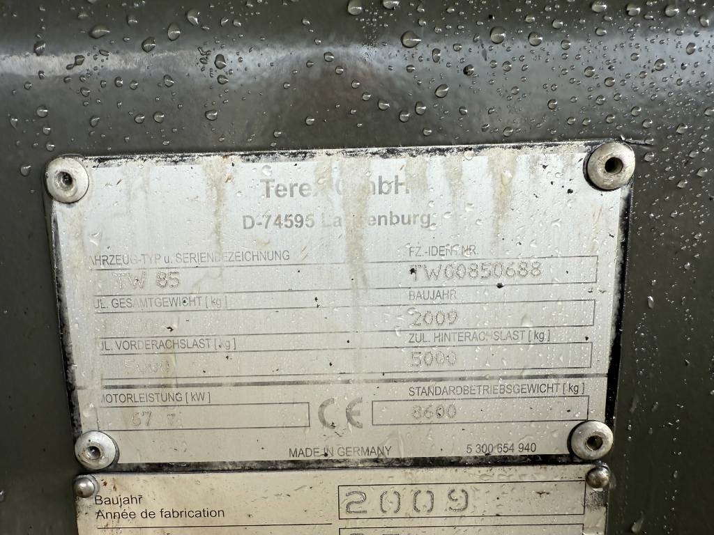 Mobilbagger Terex TW 85: das Bild 15