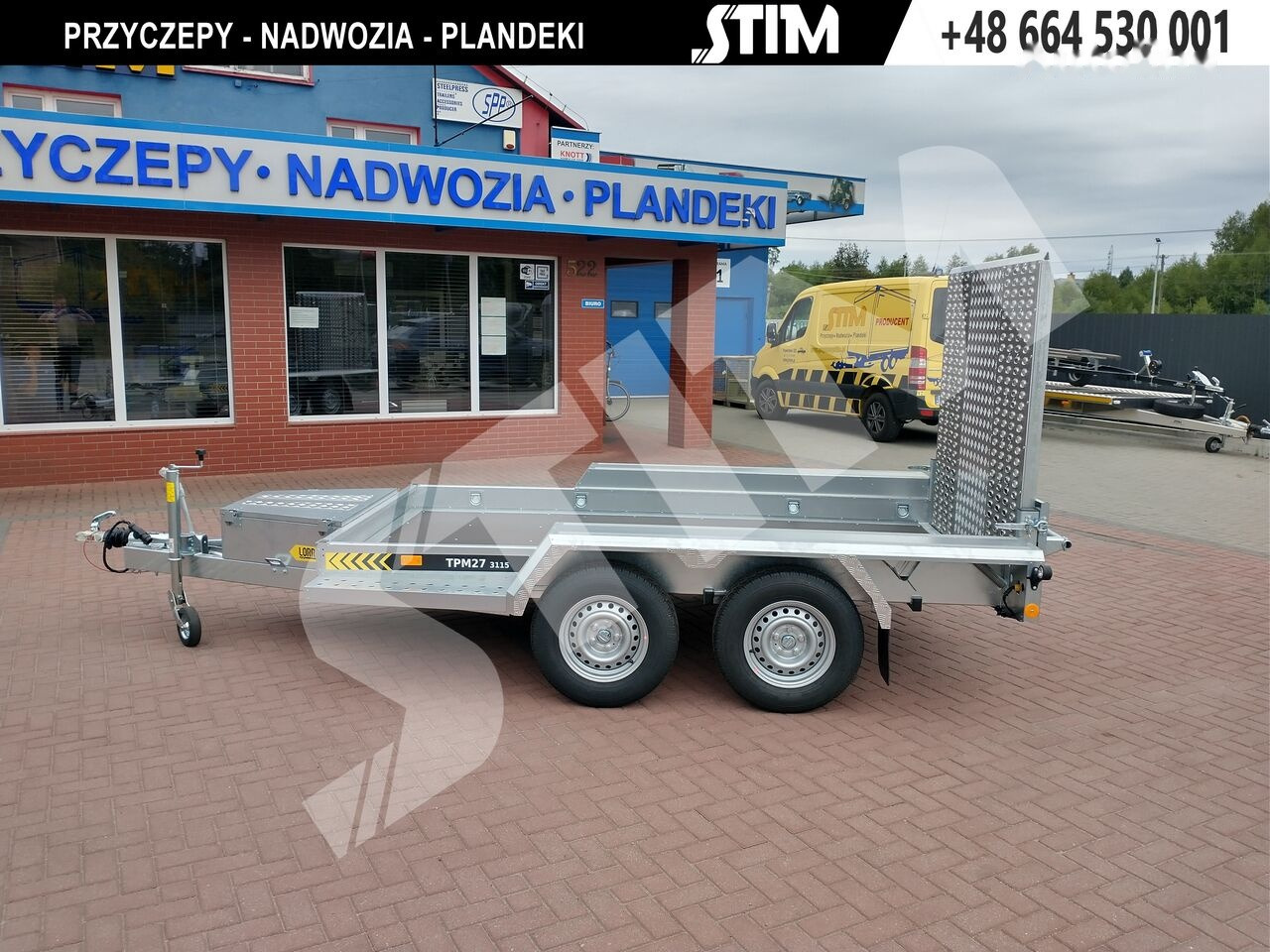 Lorries TPM27-3115 - Baumaschinenanhänger: das Bild 2 Lorries TPM27-3115 - Baumaschinenanhänger: das Bild 2