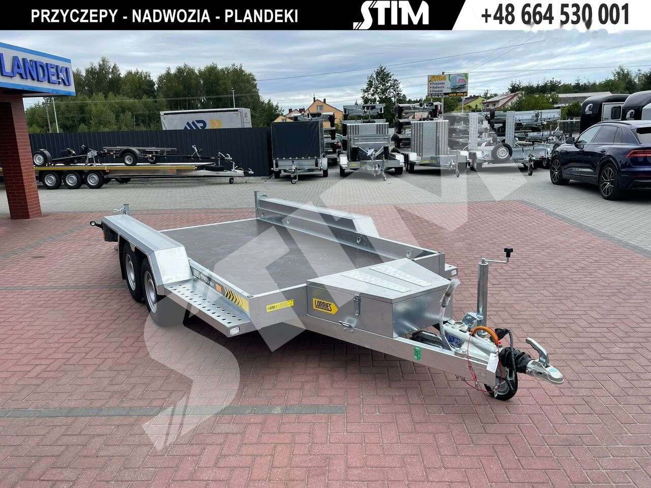 Lorries TPM35-3617 - Baumaschinenanhänger: das Bild 1 Lorries TPM35-3617 - Baumaschinenanhänger: das Bild 1