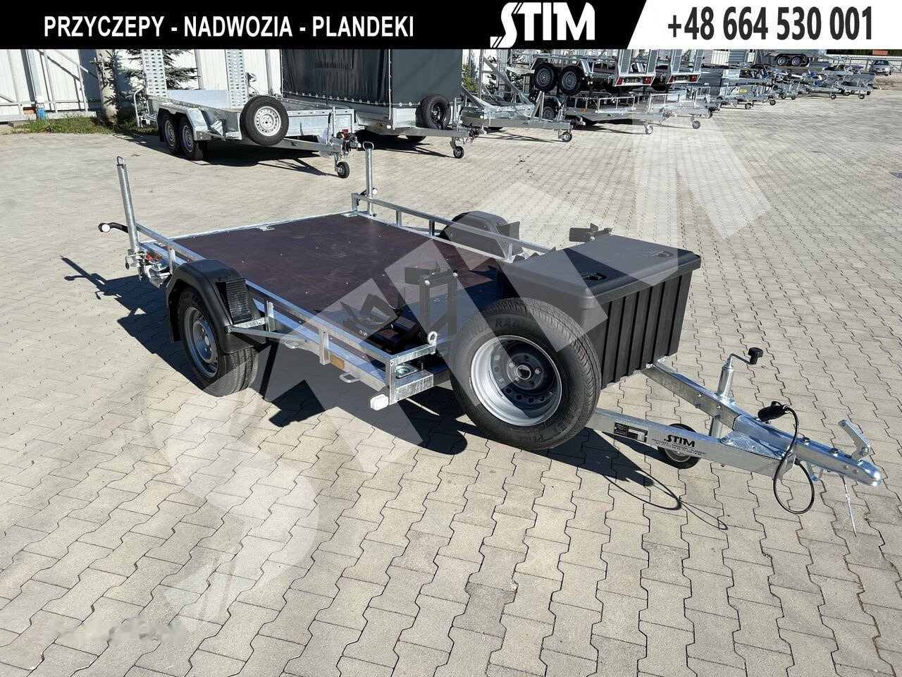 Stim S11-075/2616 Przyczpa pod 2 motocykle - Motorradanhänger: das Bild 1 Stim S11-075/2616 Przyczpa pod 2 motocykle - Motorradanhänger: das Bild 1