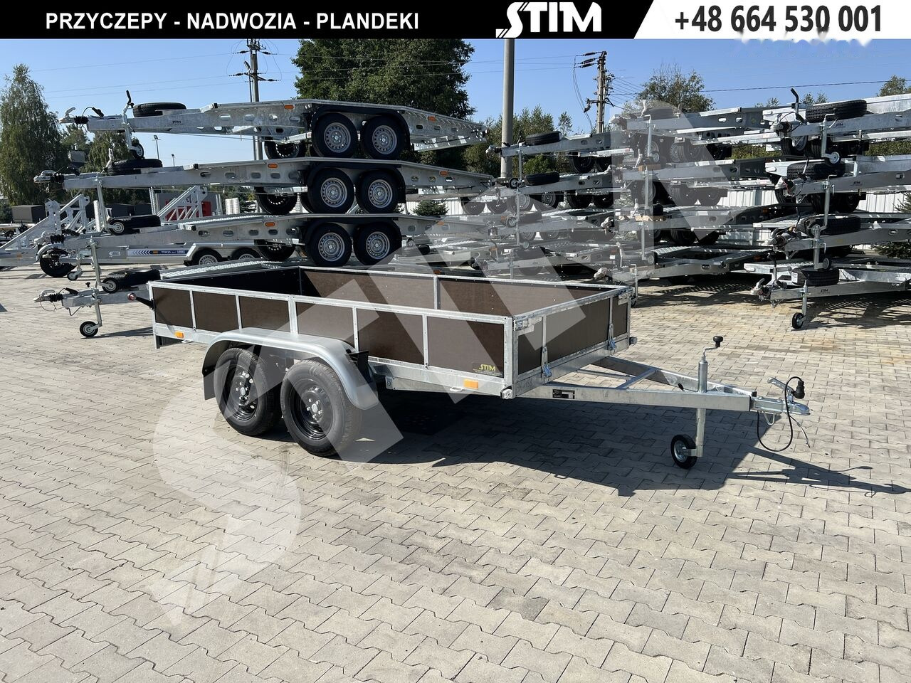 Stim S12-075/3415R + przednia burta otwierana + wzmocnienia ramy - PKW Anhänger: das Bild 1 Stim S12-075/3415R + przednia burta otwierana + wzmocnienia ramy - PKW Anhänger: das Bild 1