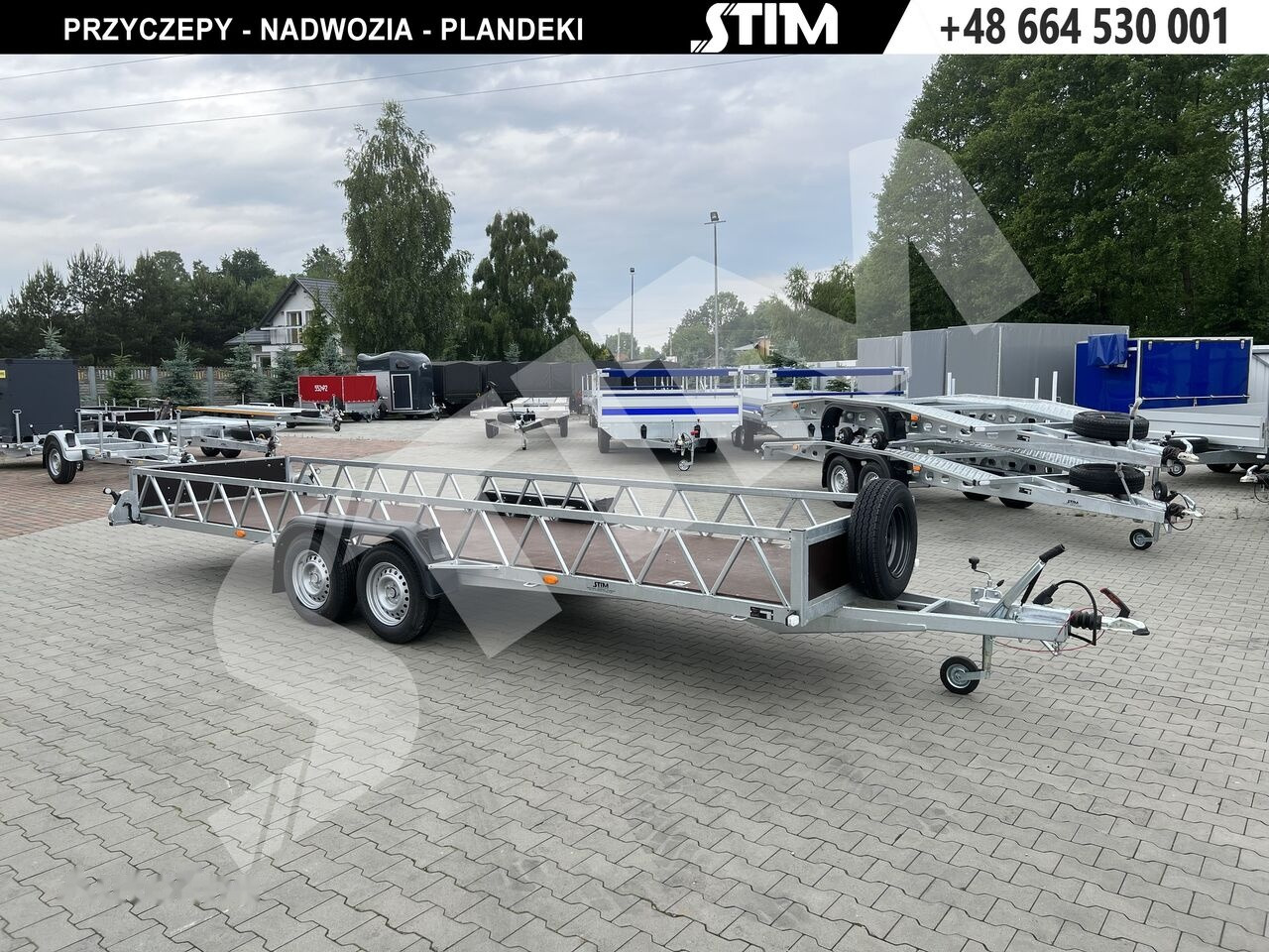 Stim S22-27/6015DŁ - dłużyca - Pritschenanhänger/ Plattformanhänger: das Bild 1 Stim S22-27/6015DŁ - dłużyca - Pritschenanhänger/ Plattformanhänger: das Bild 1