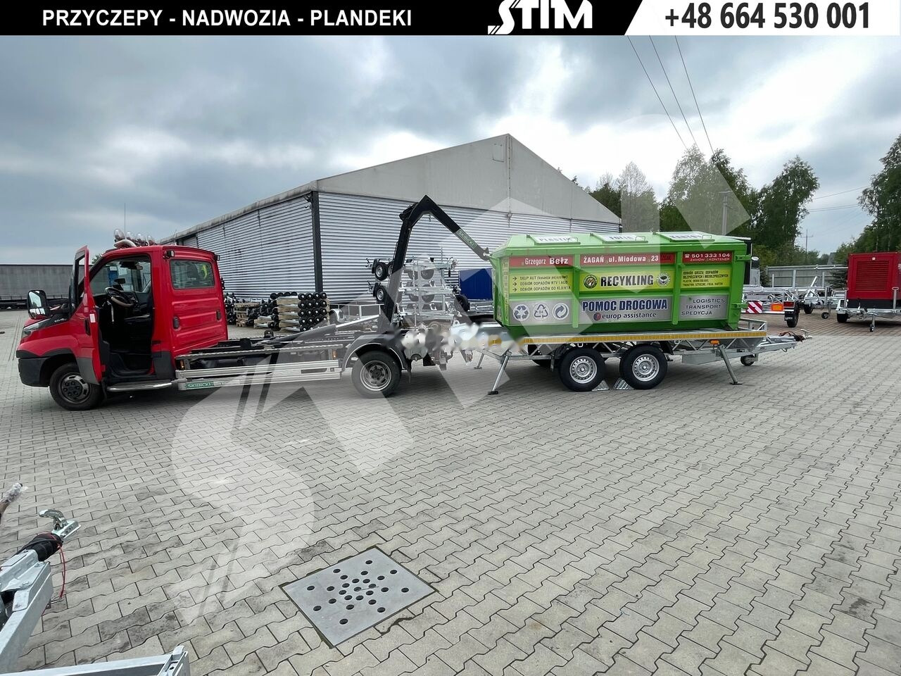 Stim S22-35/4323KP-15 Platforma do przeowzu kontenerów typu KP - Pritschenanhänger/ Plattformanhänger: das Bild 2 Stim S22-35/4323KP-15 Platforma do przeowzu kontenerów typu KP - Pritschenanhänger/ Plattformanhänger: das Bild 2