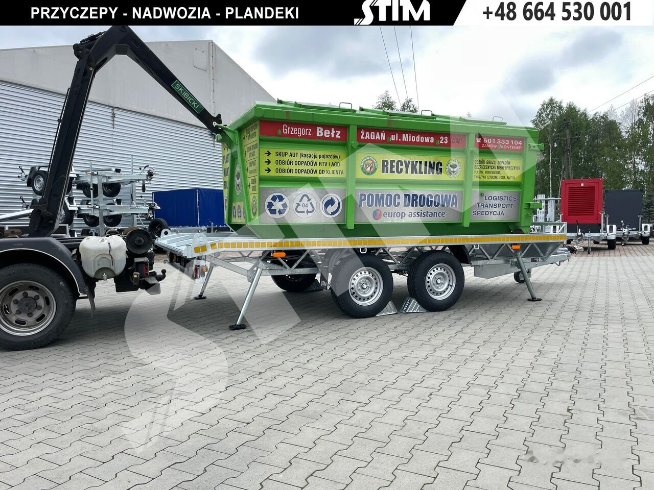 Stim S22-35/4323KP-15 Platforma do przeowzu kontenerów typu KP - Pritschenanhänger/ Plattformanhänger: das Bild 3 Stim S22-35/4323KP-15 Platforma do przeowzu kontenerów typu KP - Pritschenanhänger/ Plattformanhänger: das Bild 3