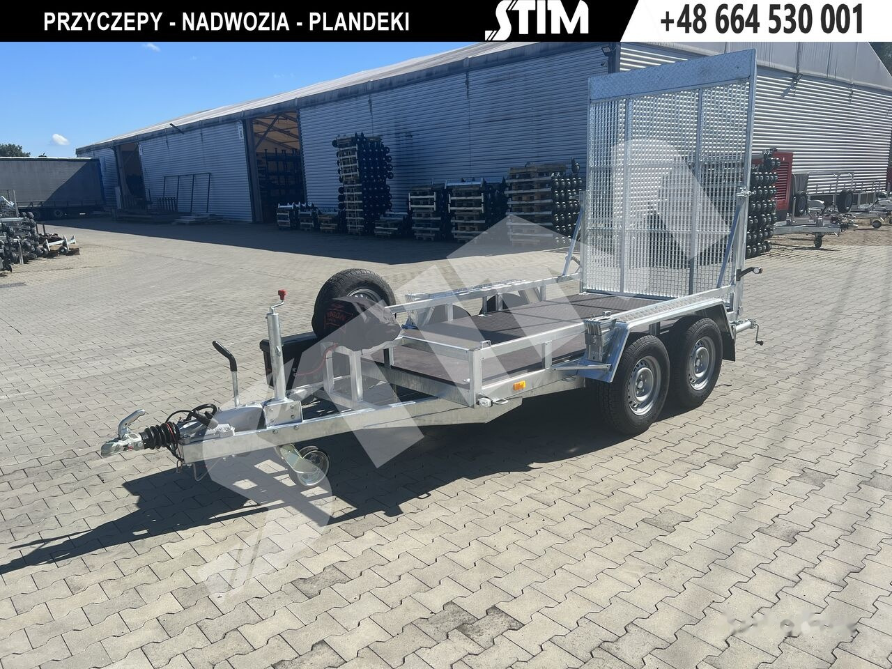 Stim S22/KP-KN/30-35 + wciągarka elektryczna - Baumaschinenanhänger: das Bild 1 Stim S22/KP-KN/30-35 + wciągarka elektryczna - Baumaschinenanhänger: das Bild 1