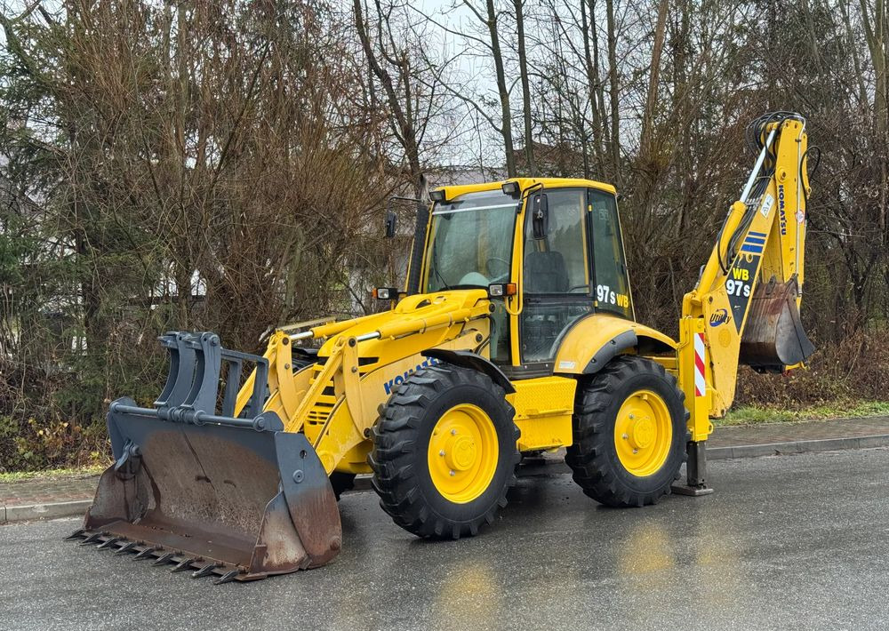 Komatsu * Koparko Ładowarka * Komatsu WB 97 S Utility * - Baggerlader: das Bild 1 Komatsu * Koparko Ładowarka * Komatsu WB 97 S Utility * - Baggerlader: das Bild 1