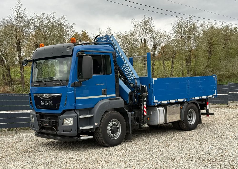 MAN * MAN 18.440 TGS * 4x4 * HDS Fassi F215 * Sprowadzony * 95 000 KM ! * Stan Jak Nowy - Pritsche LKW, Autokran: das Bild 2 MAN * MAN 18.440 TGS * 4x4 * HDS Fassi F215 * Sprowadzony * 95 000 KM ! * Stan Jak Nowy - Pritsche LKW, Autokran: das Bild 2