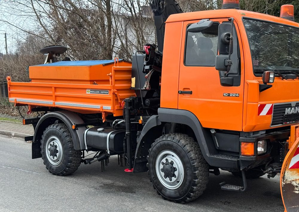 MAN * MAN LE 10.220 *Kiper Wywrotka * 4x4 * Pług Piaskarka * Zimowe Utrzymanie * Sprowadzony * HDS MKG * - Kipper: das Bild 5 MAN * MAN LE 10.220 *Kiper Wywrotka * 4x4 * Pług Piaskarka * Zimowe Utrzymanie * Sprowadzony * HDS MKG * - Kipper: das Bild 5