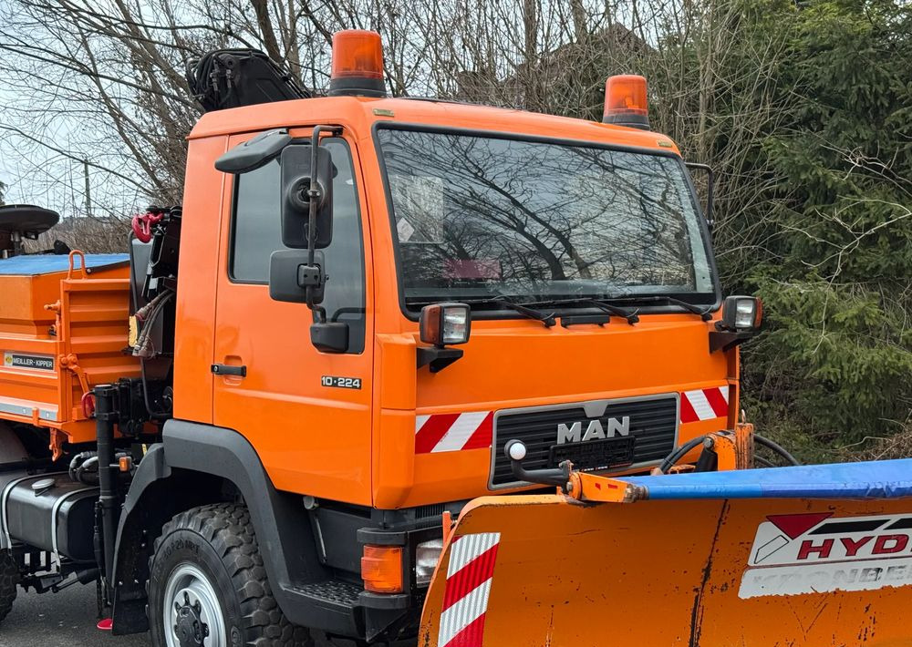 MAN * MAN LE 10.220 *Kiper Wywrotka * 4x4 * Pług Piaskarka * Zimowe Utrzymanie * Sprowadzony * HDS MKG * - Kipper: das Bild 4 MAN * MAN LE 10.220 *Kiper Wywrotka * 4x4 * Pług Piaskarka * Zimowe Utrzymanie * Sprowadzony * HDS MKG * - Kipper: das Bild 4