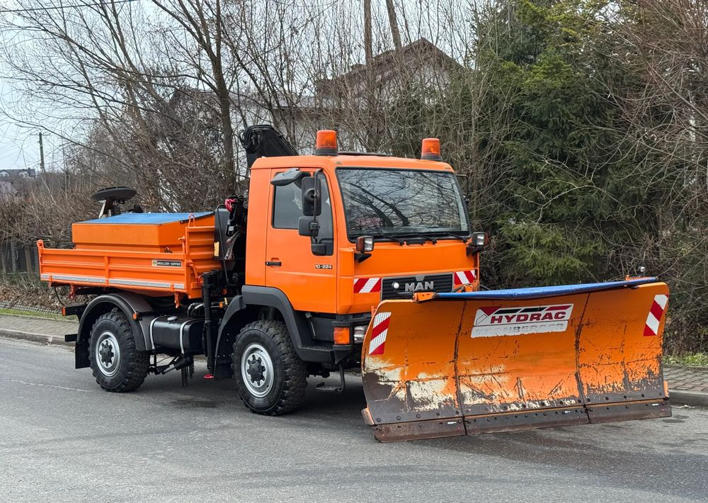 MAN * MAN LE 10.220 *Kiper Wywrotka * 4x4 * Pług Piaskarka * Zimowe Utrzymanie * Sprowadzony * HDS MKG * - Kipper: das Bild 2 MAN * MAN LE 10.220 *Kiper Wywrotka * 4x4 * Pług Piaskarka * Zimowe Utrzymanie * Sprowadzony * HDS MKG * - Kipper: das Bild 2