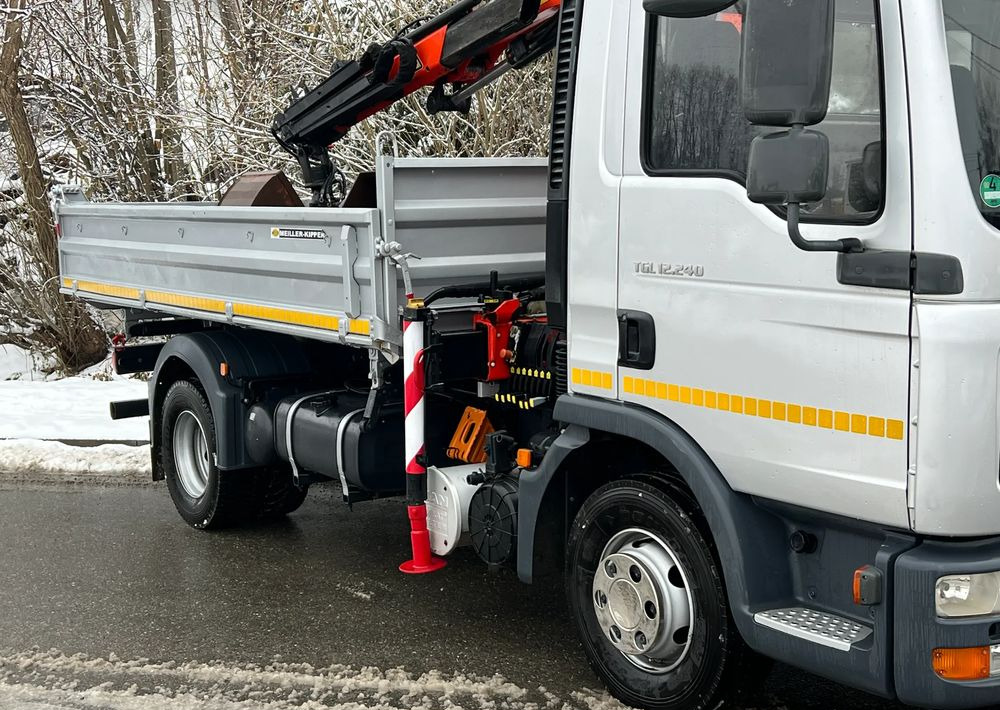 MAN MAN TGL 12-240 Kiper Wywrotka 4x2 Kran PALFINGER PK 12500 BARDZO DOBRY STAN - Kipper: das Bild 5 MAN MAN TGL 12-240 Kiper Wywrotka 4x2 Kran PALFINGER PK 12500 BARDZO DOBRY STAN - Kipper: das Bild 5