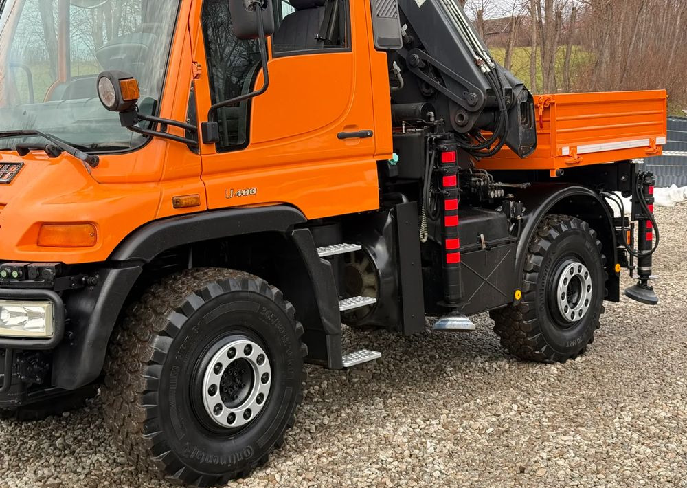 Mercedes-Benz * Mercedes Unimog U 400 * HDS HIAB 166 * Specjalny * Energetyka * Kosz do HDS * Stan Idealny - Pritsche LKW, Autokran: das Bild 5 Mercedes-Benz * Mercedes Unimog U 400 * HDS HIAB 166 * Specjalny * Energetyka * Kosz do HDS * Stan Idealny - Pritsche LKW, Autokran: das Bild 5