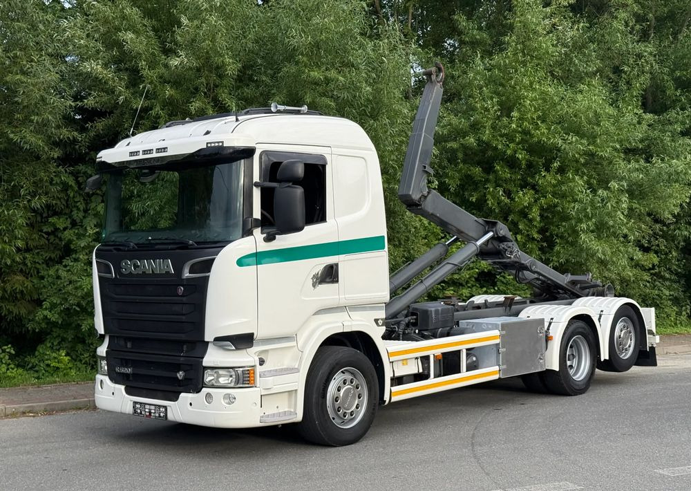 Scania * Hakowiec * Scania R520 V8 * Sprowadzona * Multilift * Bardzo Dobry Stan - Abrollkipper: das Bild 1 Scania * Hakowiec * Scania R520 V8 * Sprowadzona * Multilift * Bardzo Dobry Stan - Abrollkipper: das Bild 1