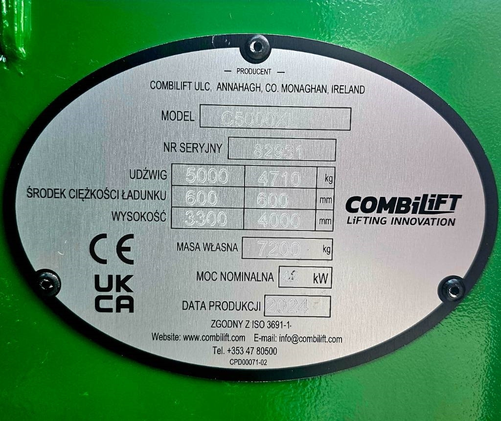 Vierwegstapler neu kaufen Combilift C 5000 XL NEW 2024- SALE !: das Bild 16 Vierwegstapler neu kaufen Combilift C 5000 XL NEW 2024- SALE !: das Bild 16