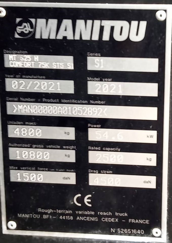 Teleskoplader Manitou MT 625 H (66): das Bild 9 Teleskoplader Manitou MT 625 H (66): das Bild 9