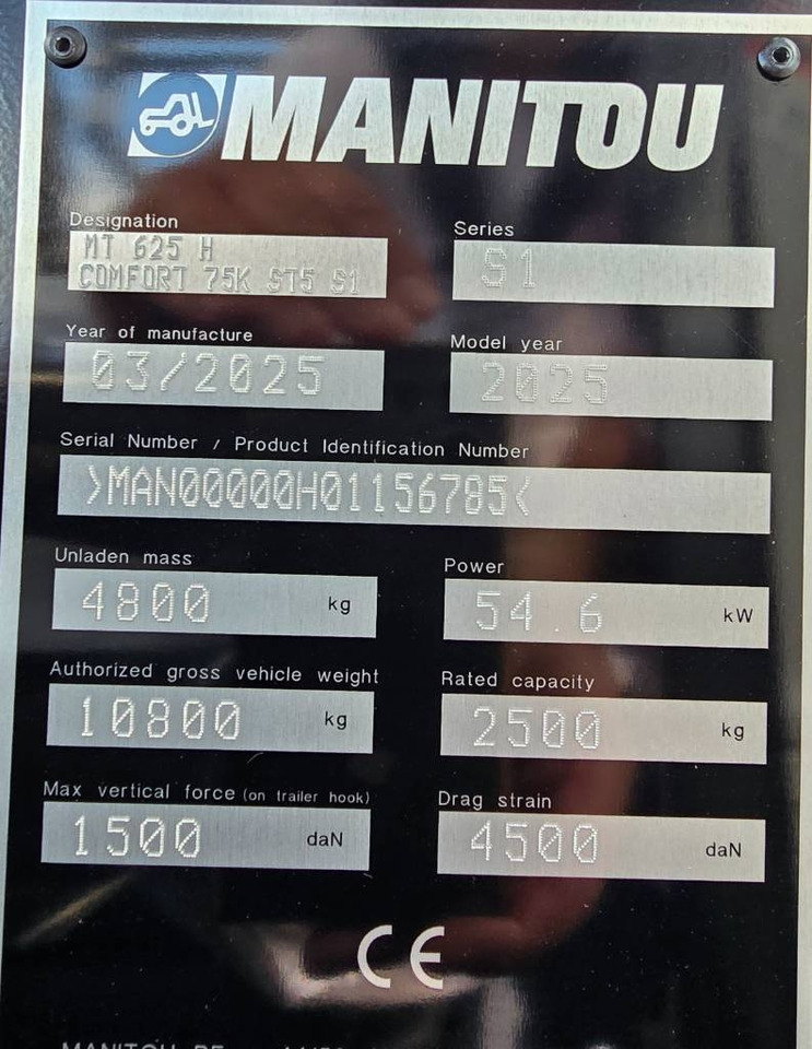 Teleskoplader neu kaufen Manitou MT 625 H AC NEW 2025: das Bild 12