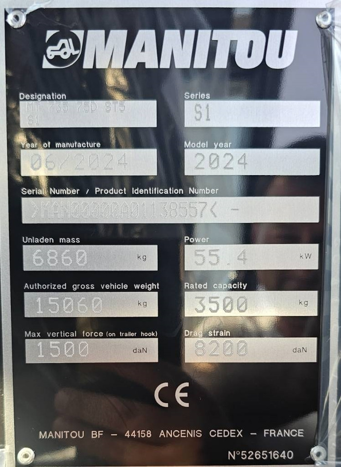 Teleskoplader neu kaufen Manitou MT 735 75D ST5 S1 - NEW MODEL AC: das Bild 17
