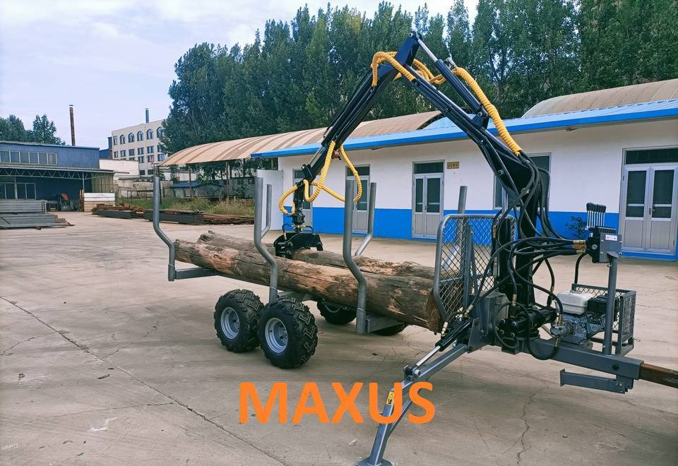 NEW MAXUS 3T Forest Trailer 3.8m Crane Warranty | НОВА лісова прицепа 3Т Кран 3,8м MAXUS Гарантія - Rückewagen: das Bild 1 NEW MAXUS 3T Forest Trailer 3.8m Crane Warranty | НОВА лісова прицепа 3Т Кран 3,8м MAXUS Гарантія - Rückewagen: das Bild 1
