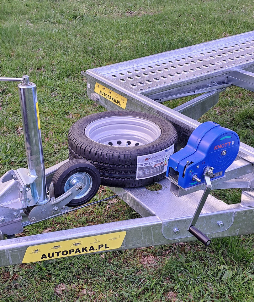 LAWETA Z NAJAZDAMI NA 2 AUTA 8,5x2M DMC 3500, 3 OSIE / CAR TRANSPORTER WITH RAMPS FOR 2 CARS 8.5x2M DMC 3500, 3 AXLES - Autotransporter Anhänger: das Bild 4 LAWETA Z NAJAZDAMI NA 2 AUTA 8,5x2M DMC 3500, 3 OSIE / CAR TRANSPORTER WITH RAMPS FOR 2 CARS 8.5x2M DMC 3500, 3 AXLES - Autotransporter Anhänger: das Bild 4