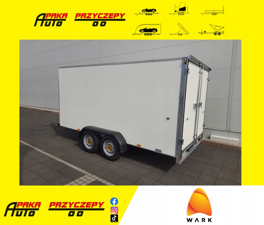 PRZYCZEPA KONTENER CARGO PAKA FURGON BOX 400 x 200 / CARGO CONTAINER TRAILER VAN BOX 400 x 200 - Koffer Anhänger: das Bild 1 PRZYCZEPA KONTENER CARGO PAKA FURGON BOX 400 x 200 / CARGO CONTAINER TRAILER VAN BOX 400 x 200 - Koffer Anhänger: das Bild 1