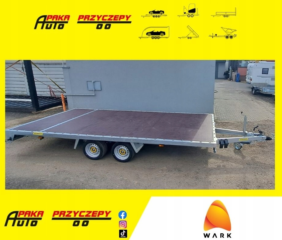 PRZYCZEPA PLATFORMY 5x2 WARK DMC 3500 / WARK PLATFORM TRAILER 5x2 DMC 3500 - Pritschenanhänger/ Plattformanhänger: das Bild 1 PRZYCZEPA PLATFORMY 5x2 WARK DMC 3500 / WARK PLATFORM TRAILER 5x2 DMC 3500 - Pritschenanhänger/ Plattformanhänger: das Bild 1