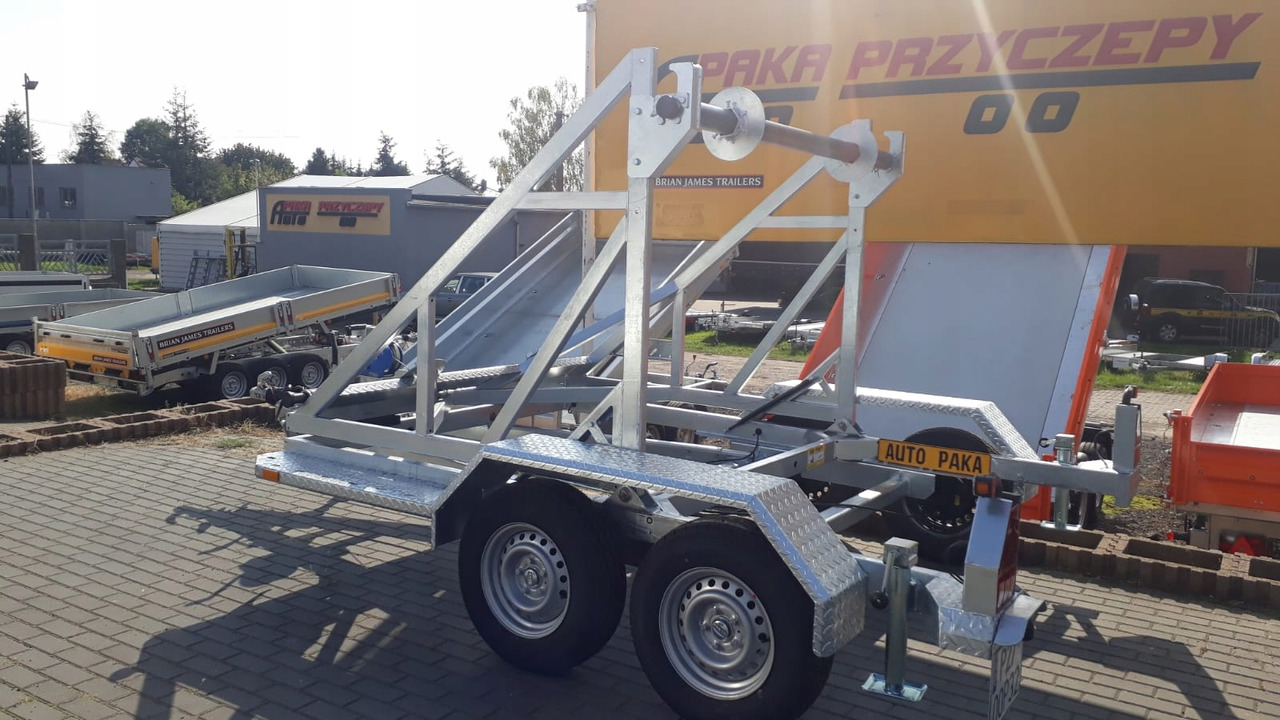 Kabeltrommelanhänger neu kaufen PRZYCZEPA WARK KABLOWA POD BĘBEN KABLOWY DMC 2700KG / WARK Cable Trailer for Cable Drum DMC 2700KG: das Bild 6