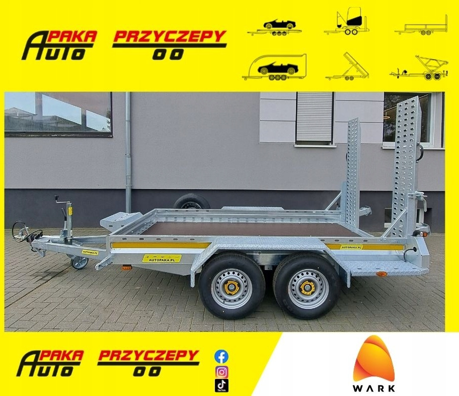 PRZYCZEPA WARK LAWETA DO MINIKOPARKI POD KOPARKĘ 2700KG / WARK EXCAVATOR MINI EXCAVATOR TRANSPORTER TRAILER 2700KG - Baumaschinenanhänger: das Bild 1 PRZYCZEPA WARK LAWETA DO MINIKOPARKI POD KOPARKĘ 2700KG / WARK EXCAVATOR MINI EXCAVATOR TRANSPORTER TRAILER 2700KG - Baumaschinenanhänger: das Bild 1
