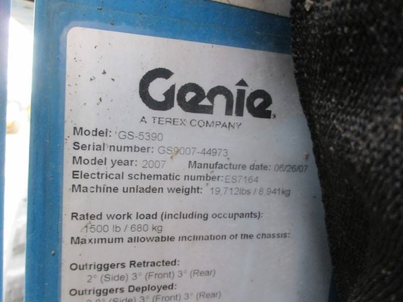 Scherenbühne Genie GS 5390 RT: das Bild 13