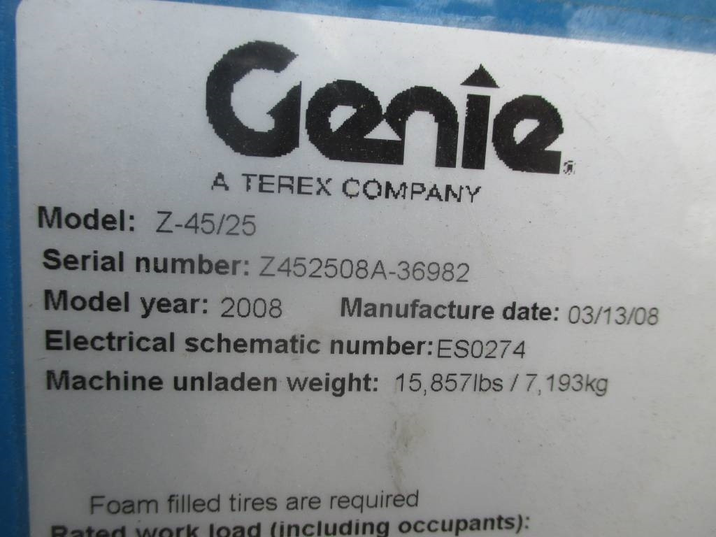 Genie Z 45/25 J DC  – Leasing Genie Z 45/25 J DC: das Bild 15
