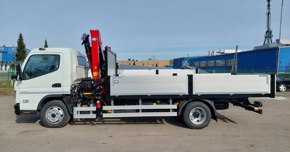 Mitsubishi FUSO 7C18 CANTER; Żuraw HDS; HMF 810-K1 - Pritsche LKW, Autokran: das Bild 3 Mitsubishi FUSO 7C18 CANTER; Żuraw HDS; HMF 810-K1 - Pritsche LKW, Autokran: das Bild 3