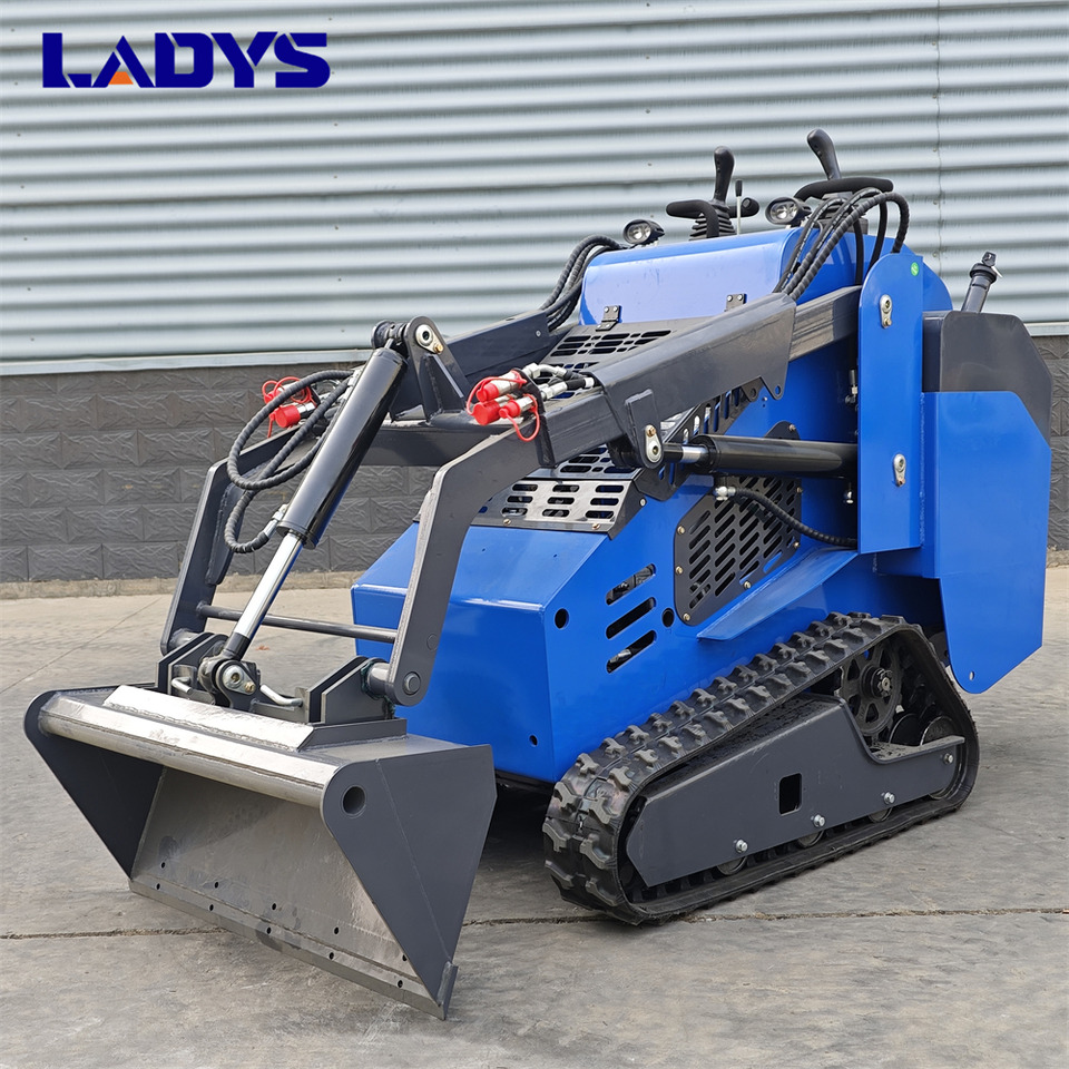 LADYS Free Shipping Mini Skid Steer Loader Compact Track Electric/Diesel Chinese Mini Skid Steer Loader For Sale With Mini Skid Steer Attachments 4 In 1 Bucket - Kompaktlader: das Bild 1 LADYS Free Shipping Mini Skid Steer Loader Compact Track Electric/Diesel Chinese Mini Skid Steer Loader For Sale With Mini Skid Steer Attachments 4 In 1 Bucket - Kompaktlader: das Bild 1