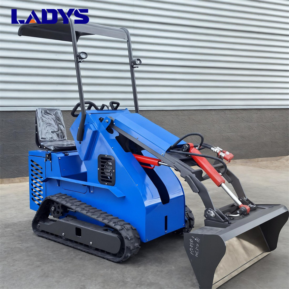 LADYS Free Shipping Mini Skid Steer Loader Compact Track Electric/Diesel Chinese Mini Skid Steer Loader For Sale With Mini Skid Steer Attachments 4 In 1 Bucket - Kompaktlader: das Bild 5 LADYS Free Shipping Mini Skid Steer Loader Compact Track Electric/Diesel Chinese Mini Skid Steer Loader For Sale With Mini Skid Steer Attachments 4 In 1 Bucket - Kompaktlader: das Bild 5