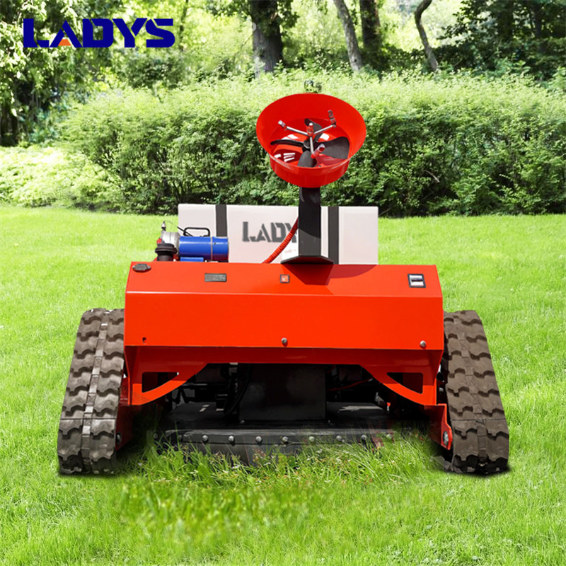 LADYS LD1000 Multi-function remote control lawn mower Track crawler gasoline gas All-terrain Agricultural Sprayers Pesticide spraying lawn mower for sale - Rasenmäher: das Bild 4 LADYS LD1000 Multi-function remote control lawn mower Track crawler gasoline gas All-terrain Agricultural Sprayers Pesticide spraying lawn mower for sale - Rasenmäher: das Bild 4