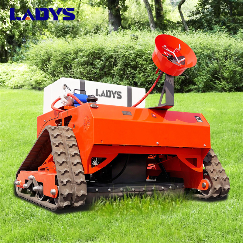 LADYS LD1000 Multi-function remote control lawn mower Track crawler gasoline gas All-terrain Agricultural Sprayers Pesticide spraying lawn mower for sale - Rasenmäher: das Bild 5 LADYS LD1000 Multi-function remote control lawn mower Track crawler gasoline gas All-terrain Agricultural Sprayers Pesticide spraying lawn mower for sale - Rasenmäher: das Bild 5