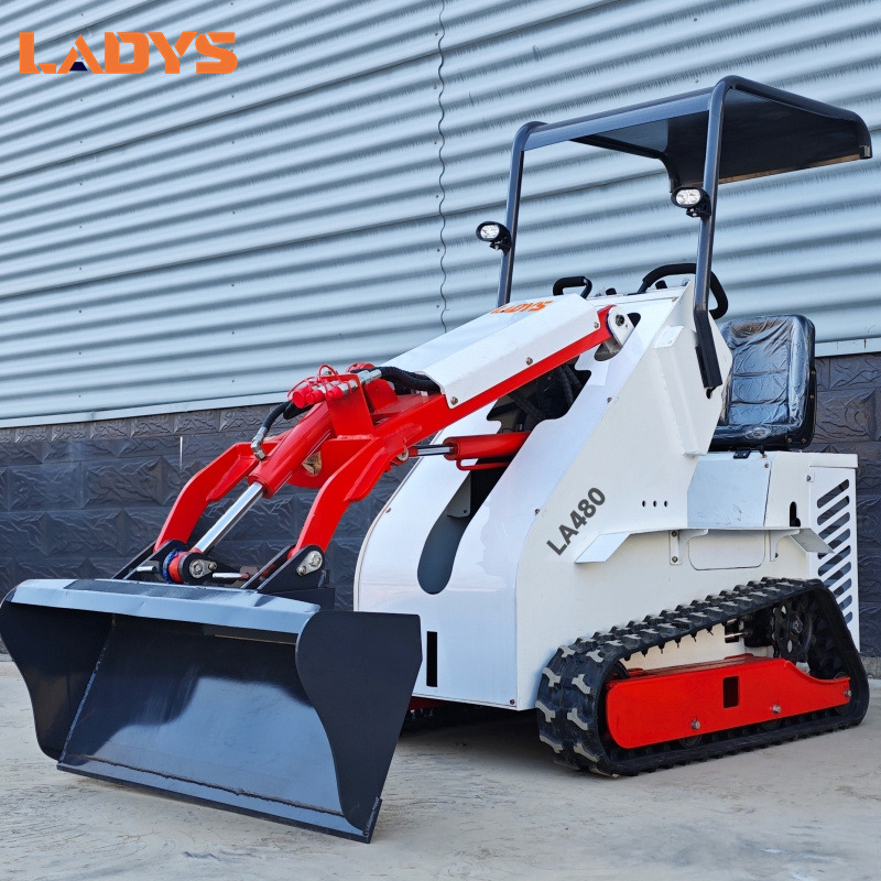 LADYS Free Shipping Mini Skid Steer Loader Compact Track Electric/Diesel Chinese Mini Skid Steer Loader For Sale With Mini Skid Steer Attachments 4 In 1 Bucket - Kompaktlader: das Bild 5 LADYS Free Shipping Mini Skid Steer Loader Compact Track Electric/Diesel Chinese Mini Skid Steer Loader For Sale With Mini Skid Steer Attachments 4 In 1 Bucket - Kompaktlader: das Bild 5