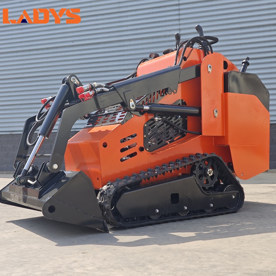 LADYS Free Shipping Mini Skid Steer Loader Compact Track Electric/Diesel Chinese Mini Skid Steer Loader For Sale With Mini Skid Steer Attachments 4 In 1 Bucket - Kompaktlader: das Bild 3 LADYS Free Shipping Mini Skid Steer Loader Compact Track Electric/Diesel Chinese Mini Skid Steer Loader For Sale With Mini Skid Steer Attachments 4 In 1 Bucket - Kompaktlader: das Bild 3
