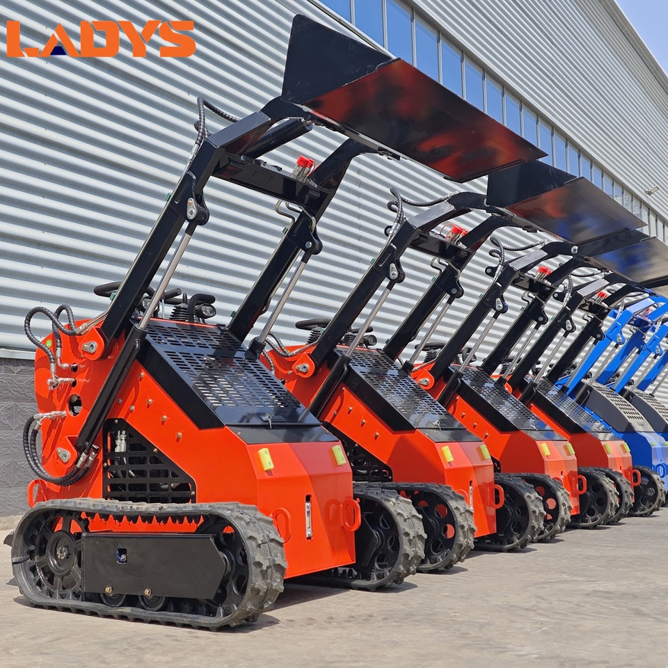 LADYS Free Shipping Mini Skid Steer Loader Compact Track Electric/Diesel Chinese Mini Skid Steer Loader For Sale With Mini Skid Steer Attachments 4 In 1 Bucket - Kompaktlader: das Bild 1 LADYS Free Shipping Mini Skid Steer Loader Compact Track Electric/Diesel Chinese Mini Skid Steer Loader For Sale With Mini Skid Steer Attachments 4 In 1 Bucket - Kompaktlader: das Bild 1