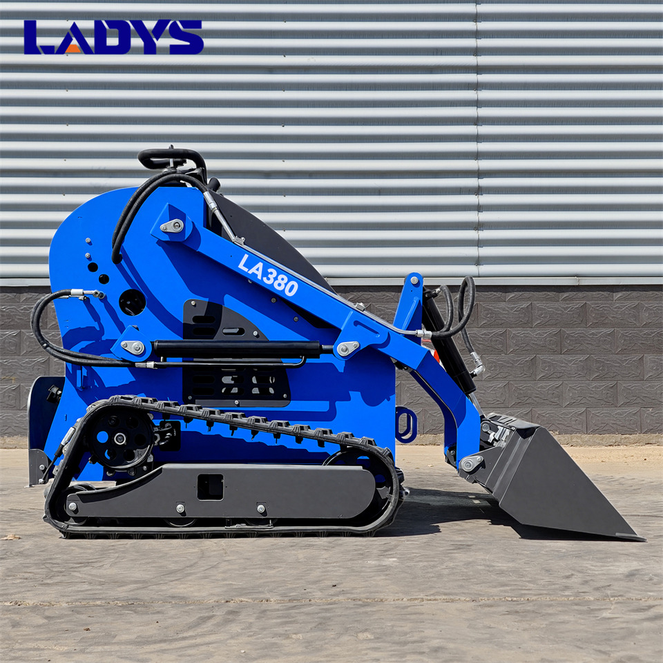 Kompaktlader neu kaufen LADYS Free Shipping LA380 Mini Skid Steer Loader Compact Track Diesel Cheap Mini Skid Steer Loader For Sale With Mini Skid Steer Attachments 4 In 1 Bucket: das Bild 6