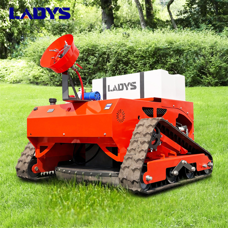 LADYS LD1000 Electric Remote Control Multi-Function Lawn Mower All-Terrain Agricultural Sprayers Pesticide Spraying Mower Gas Gasoline Track Crawler Lawn Mower - Rasenmäher: das Bild 4 LADYS LD1000 Electric Remote Control Multi-Function Lawn Mower All-Terrain Agricultural Sprayers Pesticide Spraying Mower Gas Gasoline Track Crawler Lawn Mower - Rasenmäher: das Bild 4
