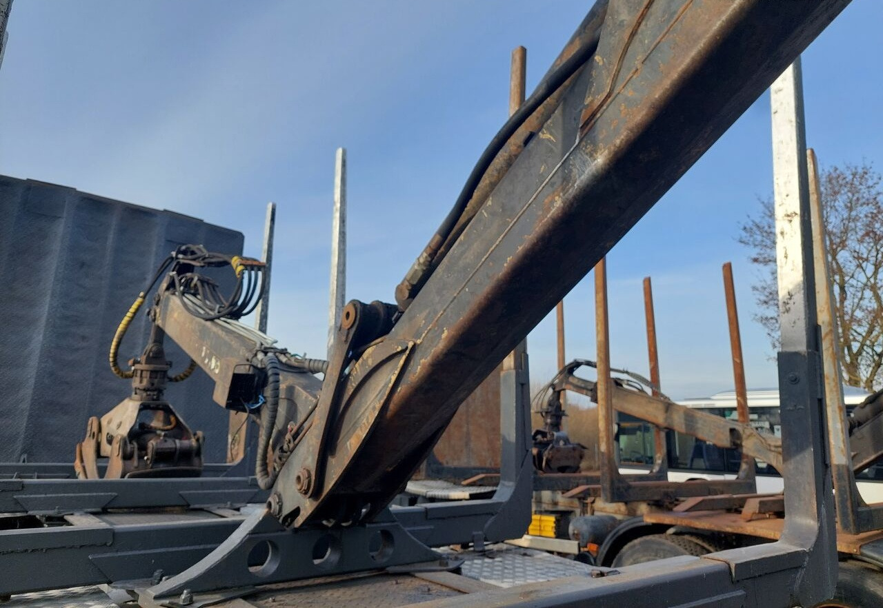 Holztransporter, Autokran Scania G480: das Bild 13