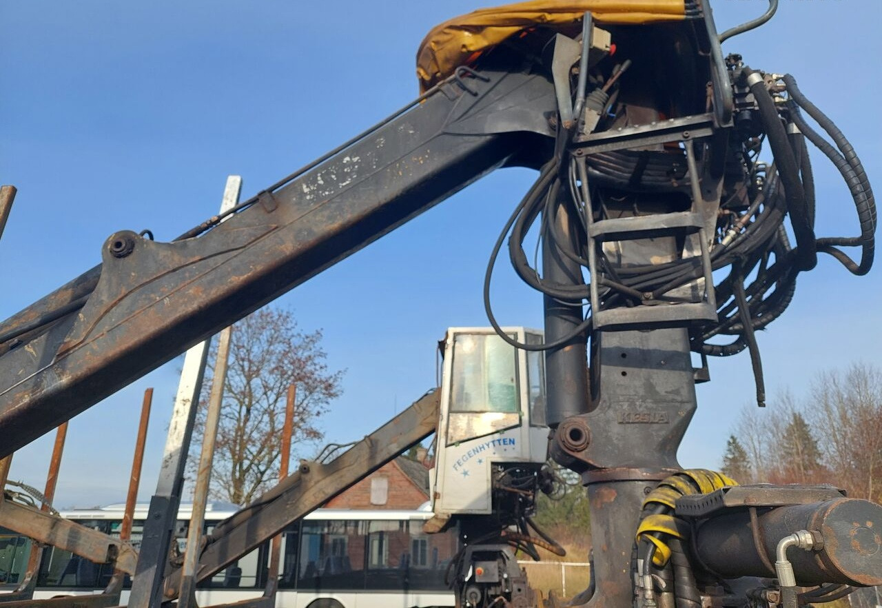 Holztransporter, Autokran Scania G480: das Bild 12