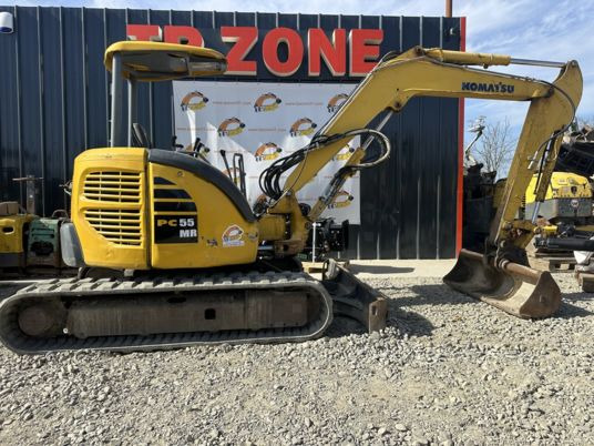 Komatsu PC55MR-3 à 22500 Euros HT - Minibagger: das Bild 3 Komatsu PC55MR-3 à 22500 Euros HT - Minibagger: das Bild 3
